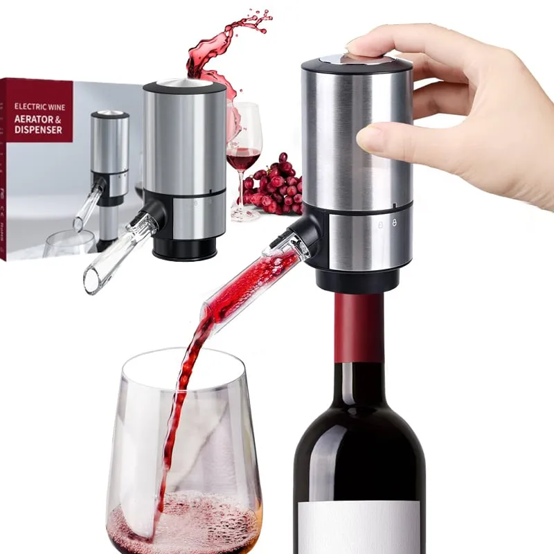 Electric Wine Aerator Pourer for perfectly aerated wine